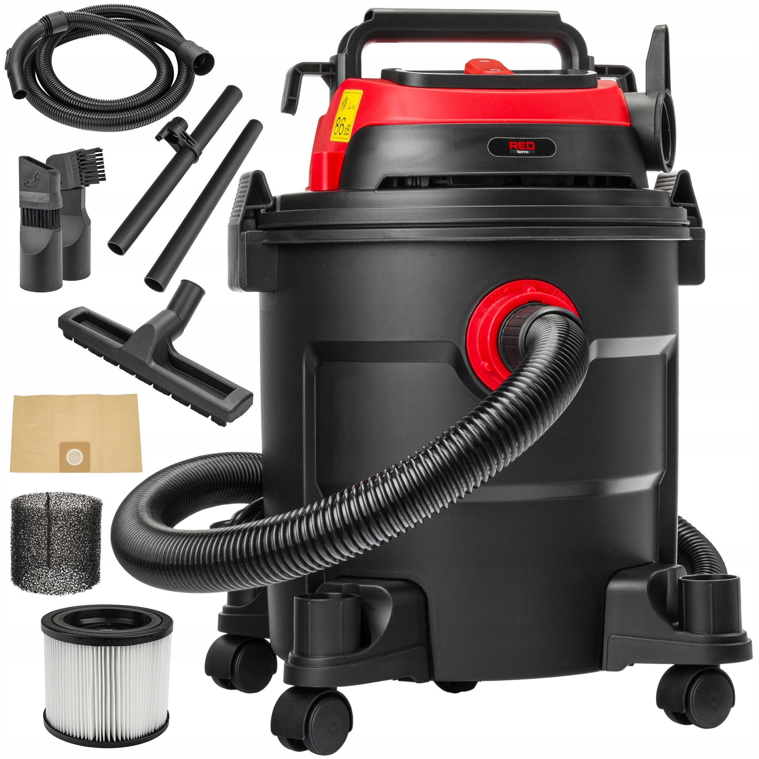 RED Technic RTODP0043 2000 W priemyselný vysávač